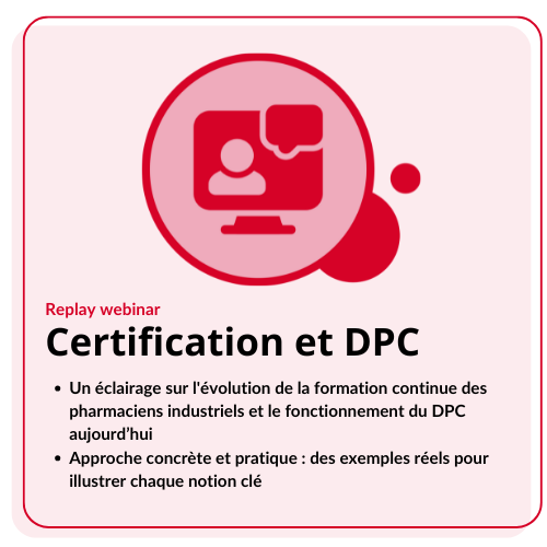 Webinar DPC et certification périodique